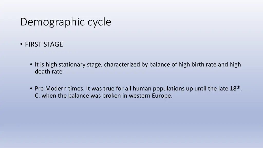 demographic cycle 1