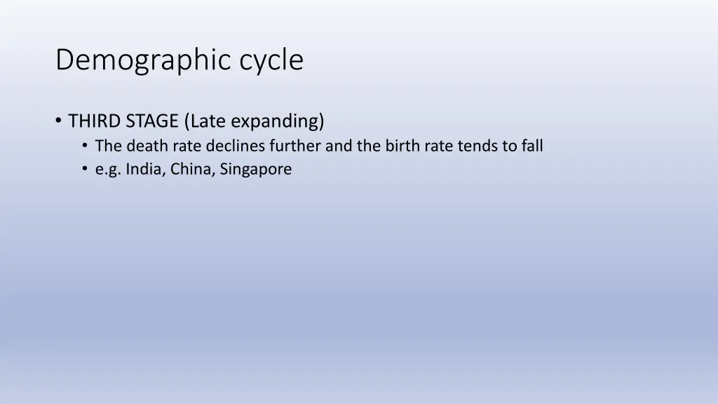 demographic cycle 3