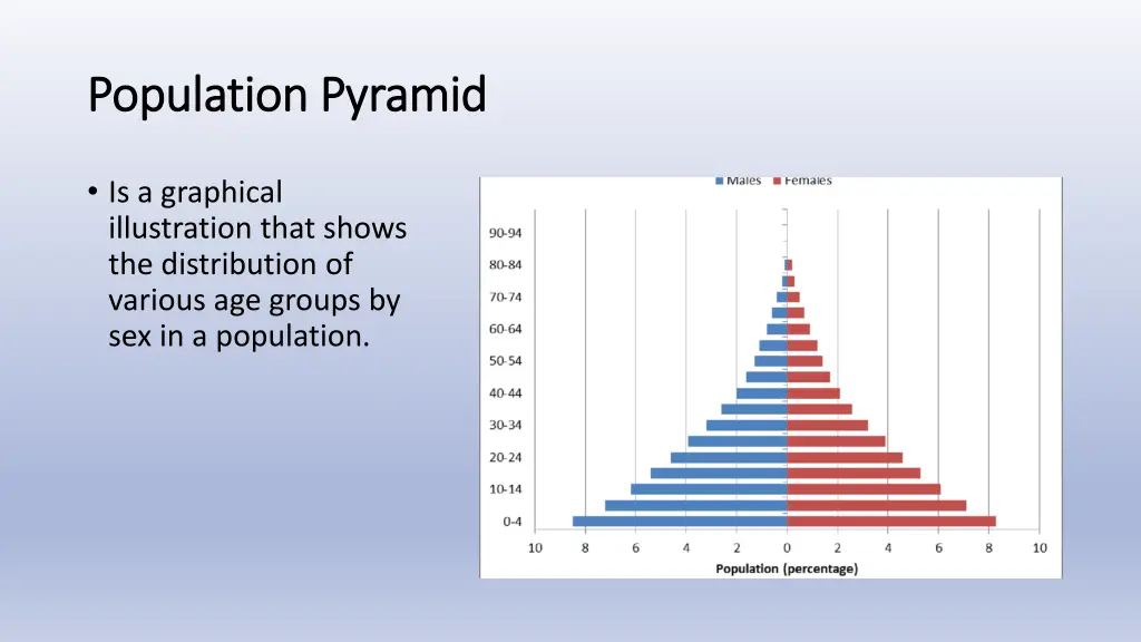 population pyramid population pyramid