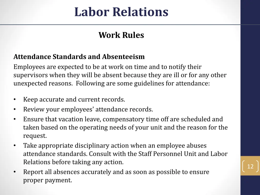 labor relations 10