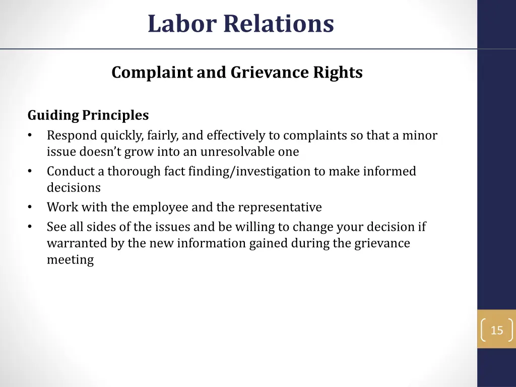 labor relations 13