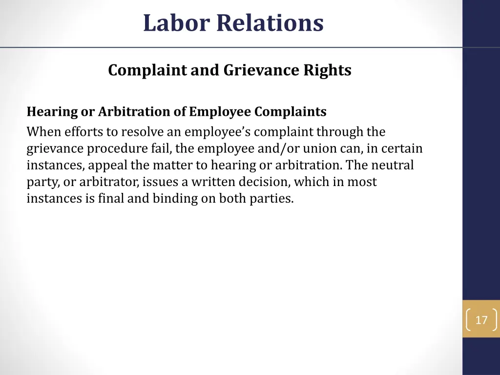 labor relations 15