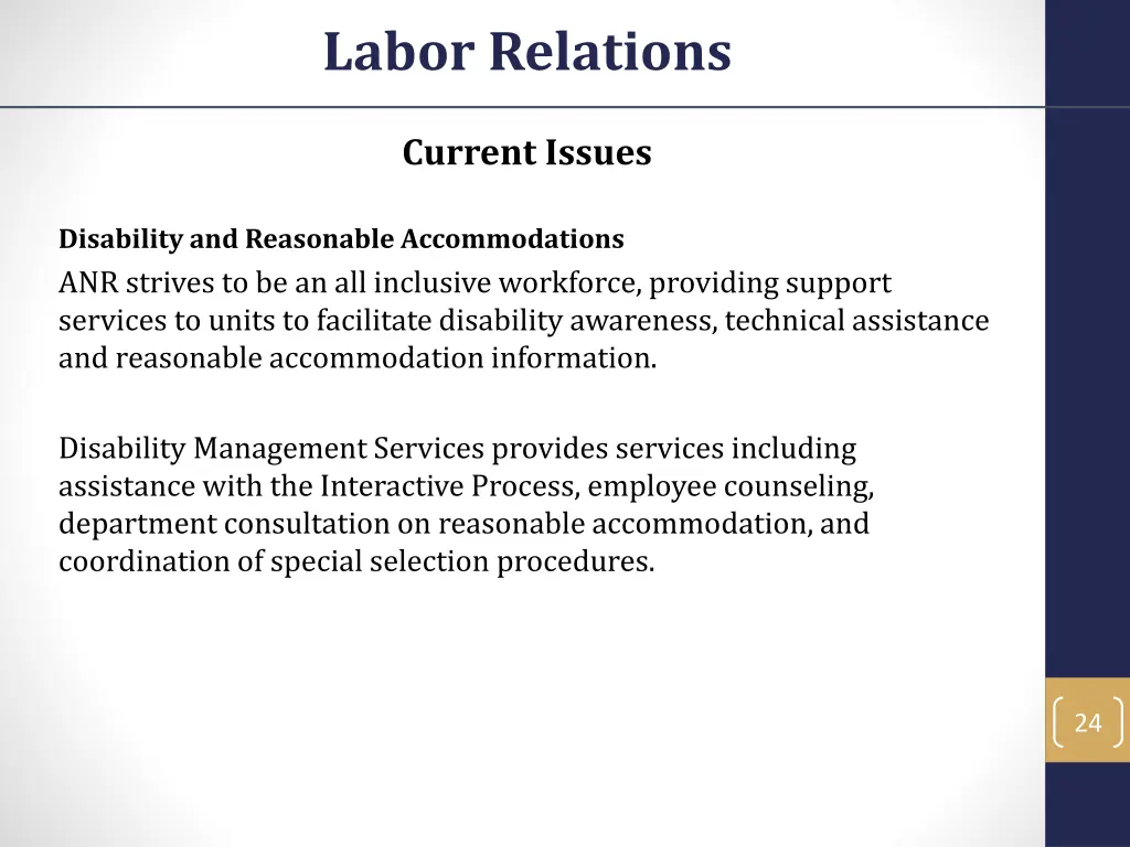 labor relations 22