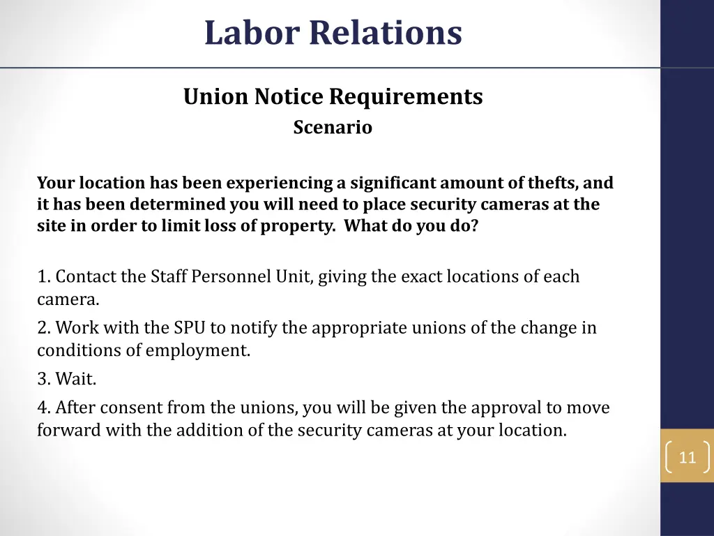 labor relations 9