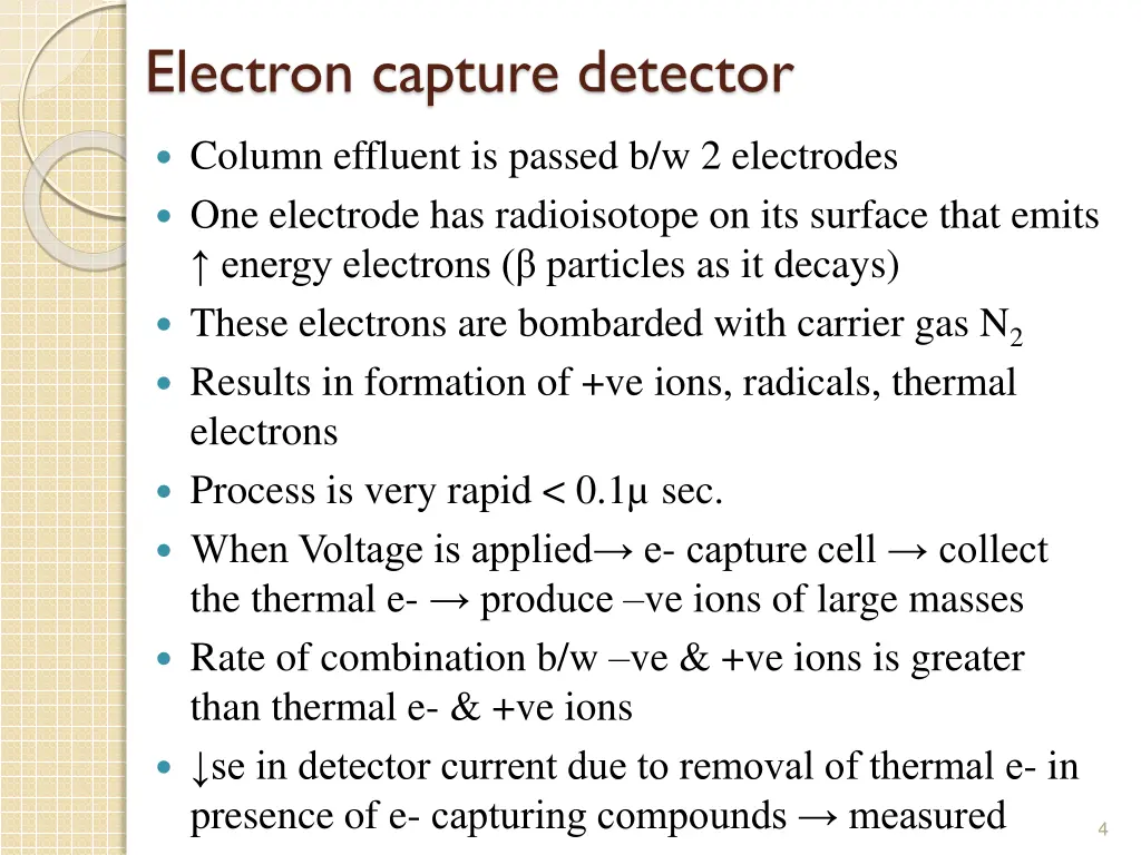 electron capture detector