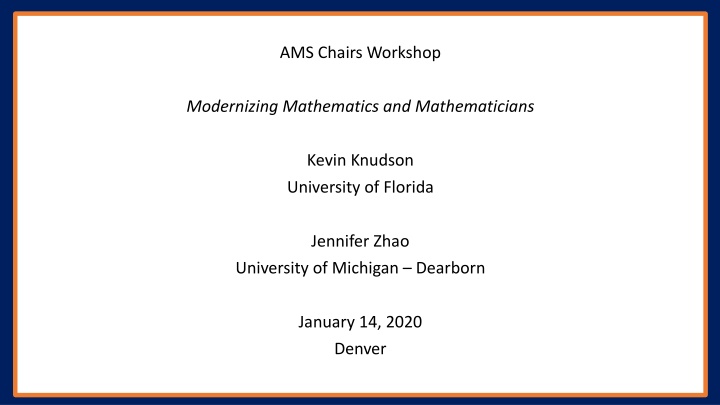 ams chairs workshop