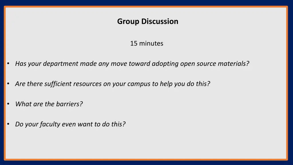 group discussion 1