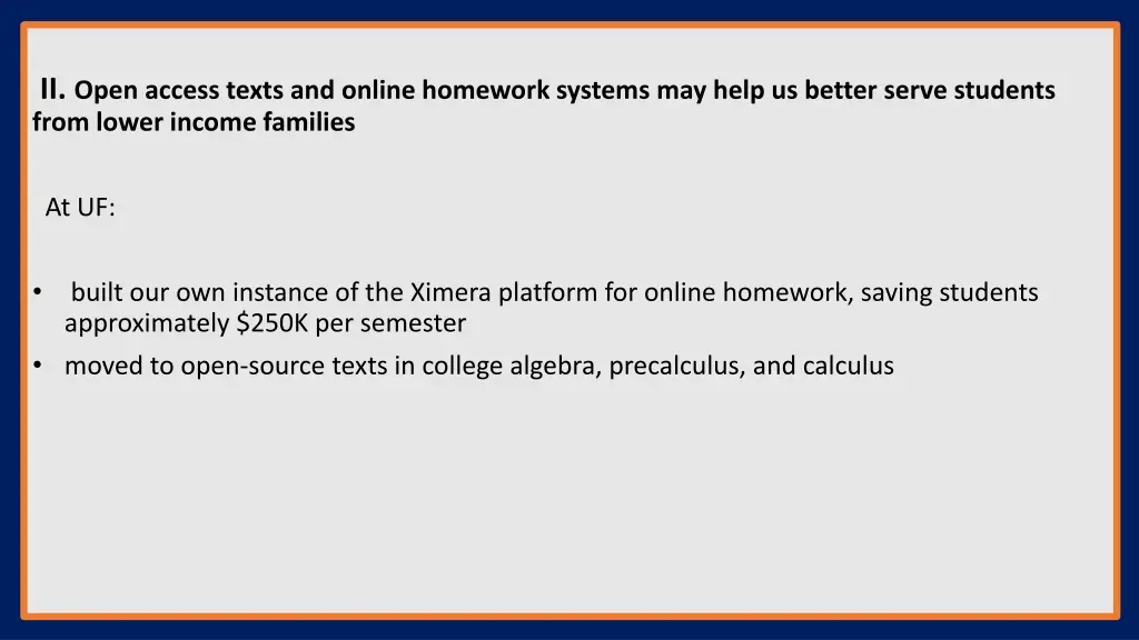 ii open access texts and online homework systems 1