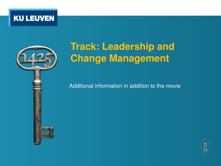 track leadership and change management