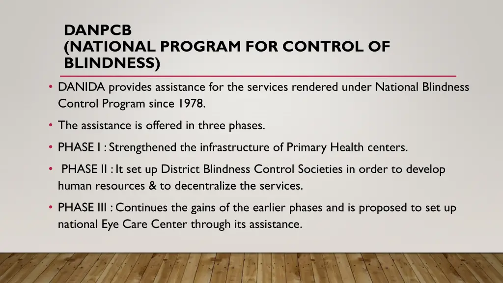 danpcb national program for control of blindness