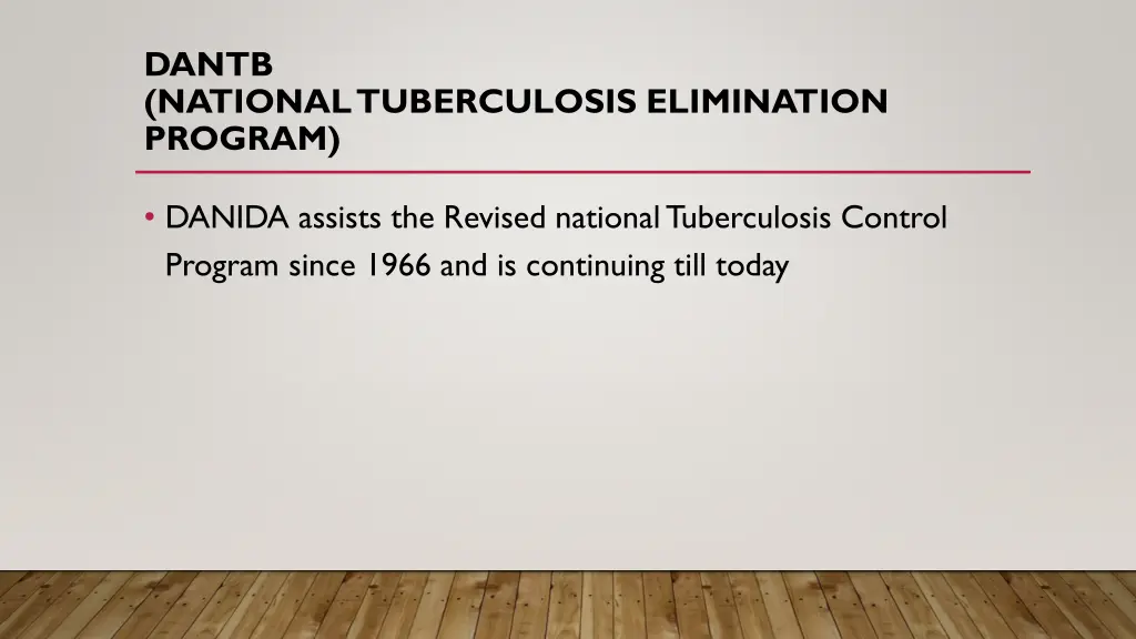 dantb national tuberculosis elimination program