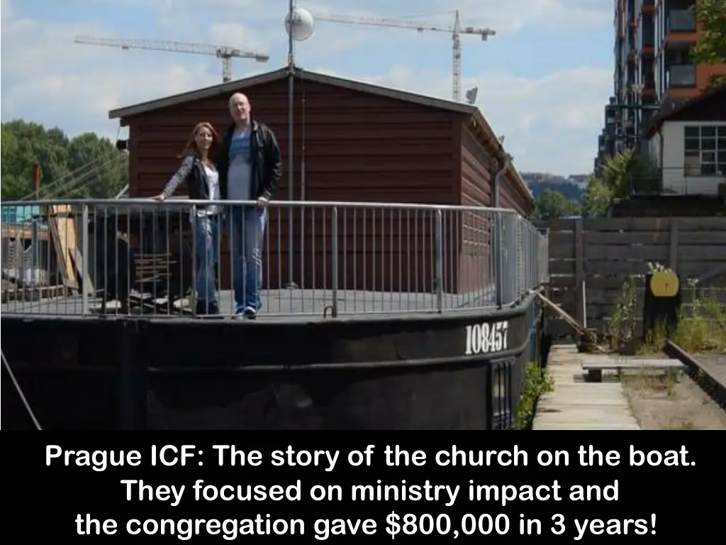 prague icf the story of the church on the boat