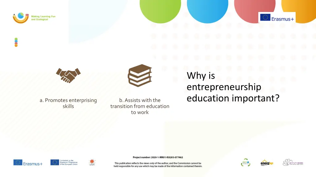 why is entrepreneurship education important