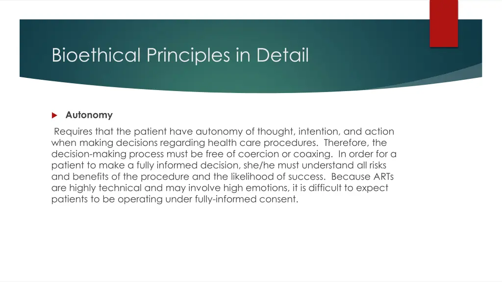 bioethical principles in detail