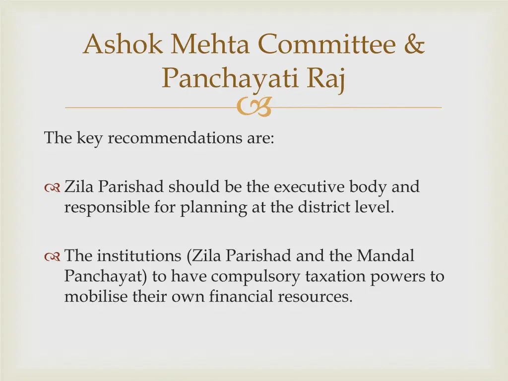 ashok mehta committee panchayati raj 2