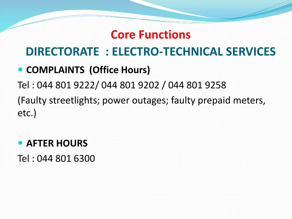 core functions 2