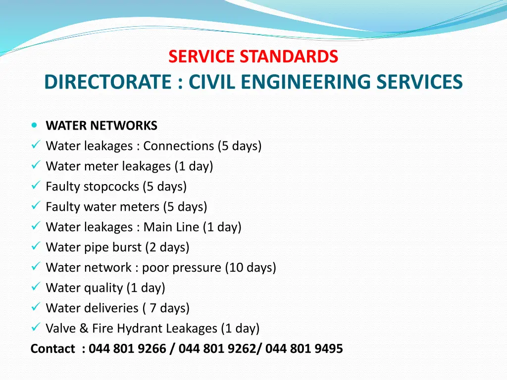 service standards 4