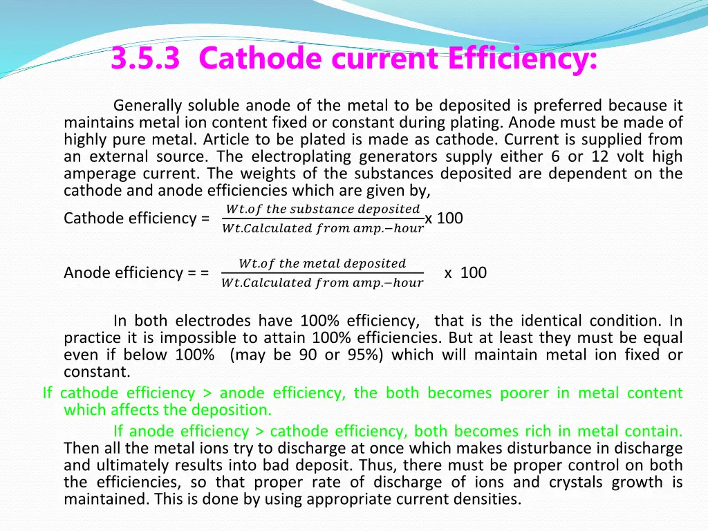 3 5 3 cathode current efficiency