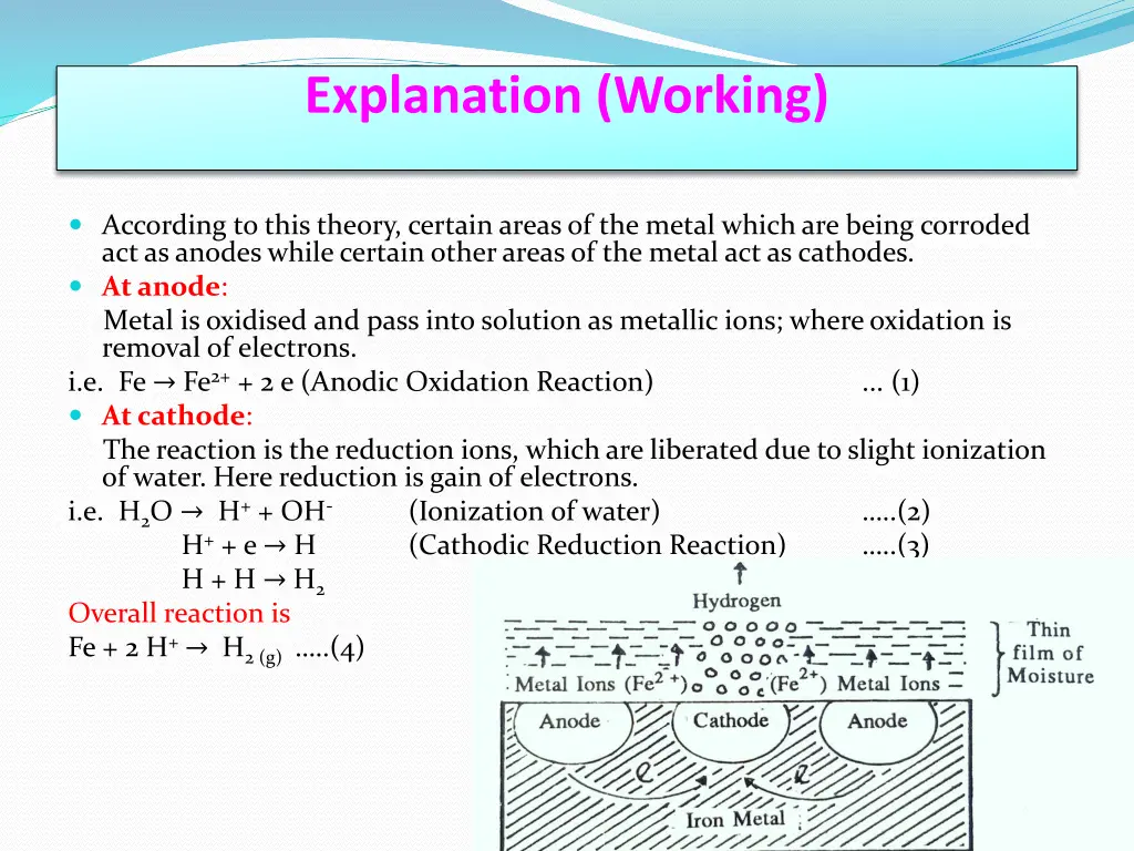 explanation working