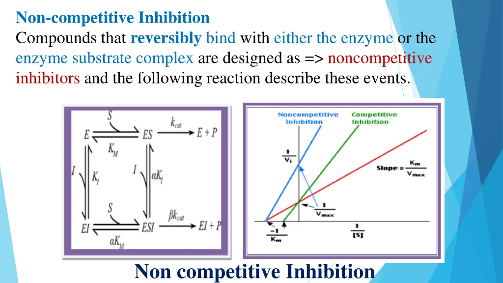 non competitive inhibition compounds that