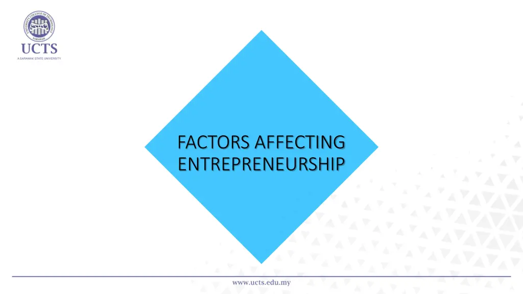 factors affecting entrepreneurship