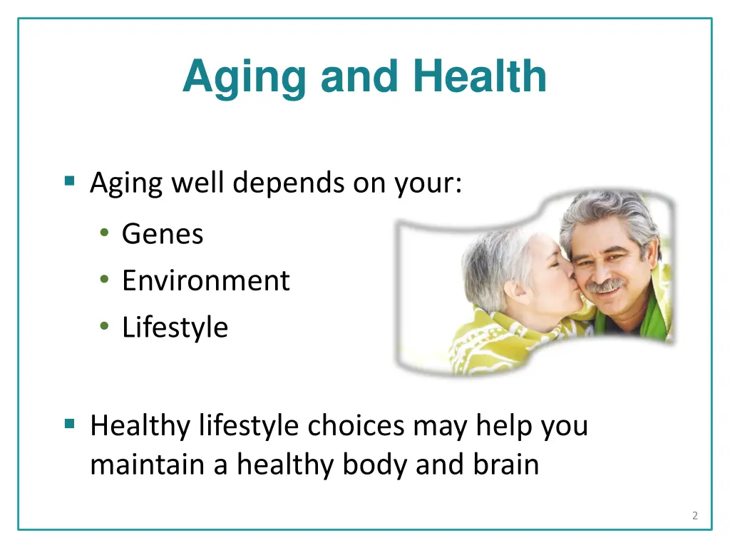 aging and health