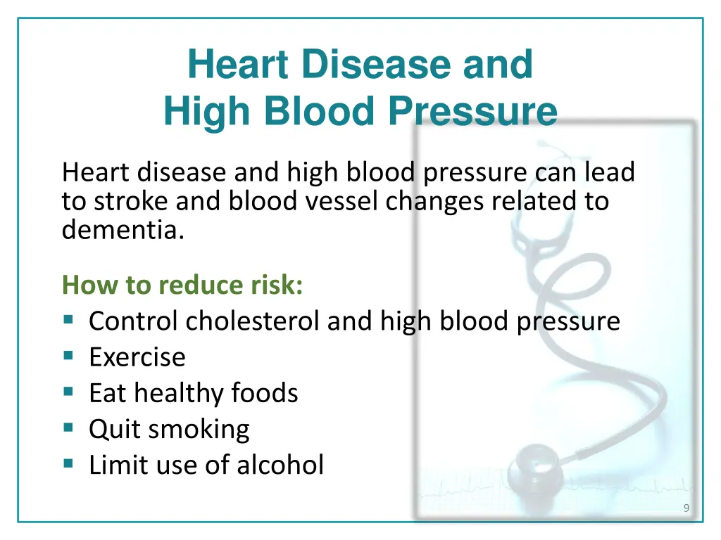 heart disease and high blood pressure