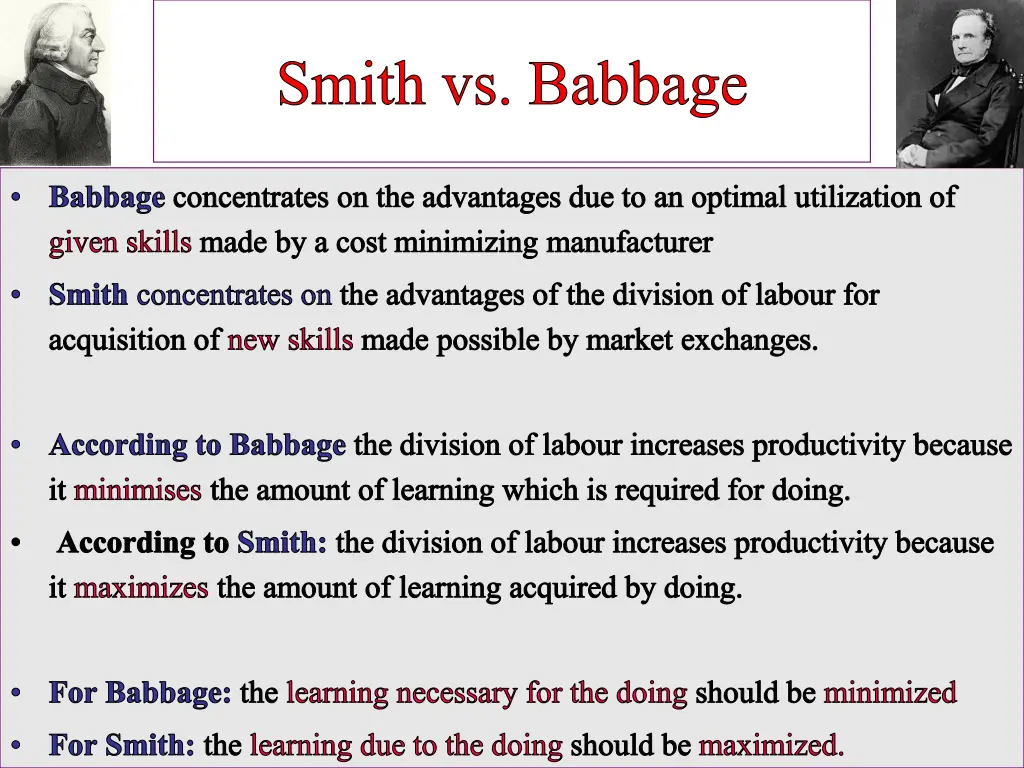 smith vs babbage