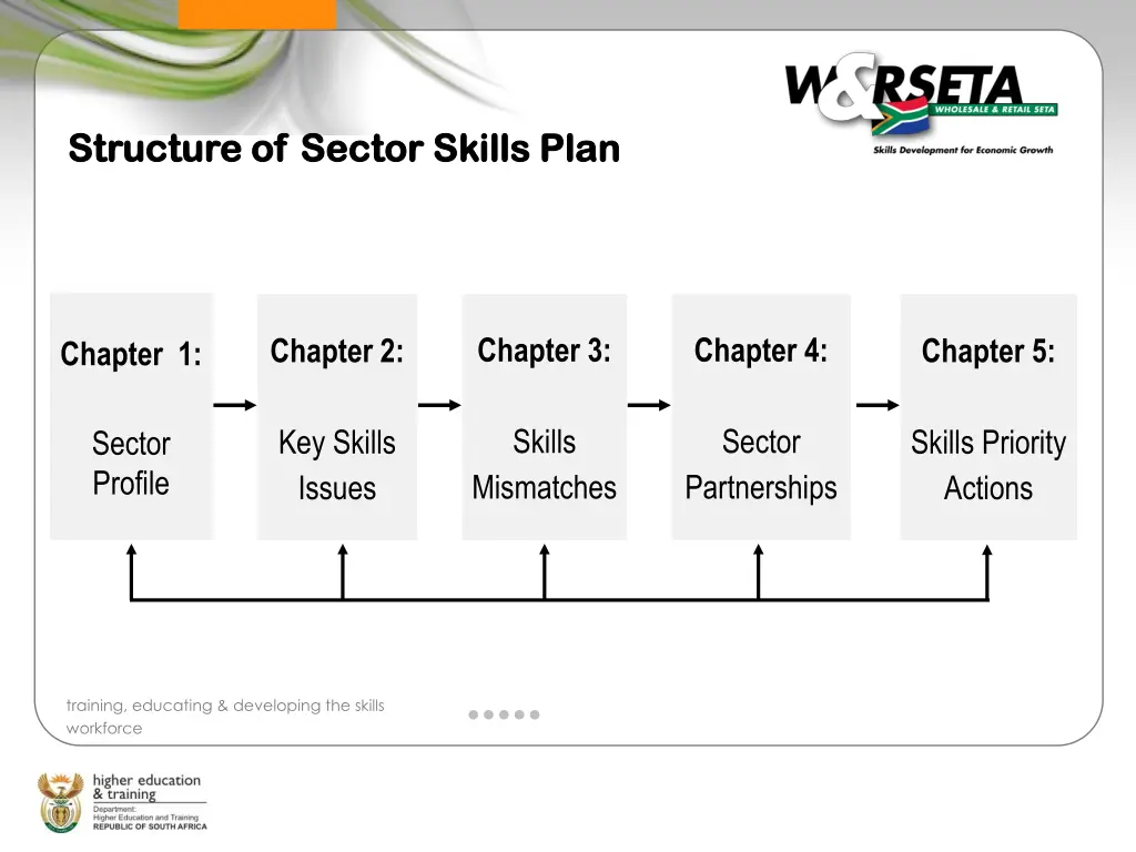 structure of sector skills plan structure