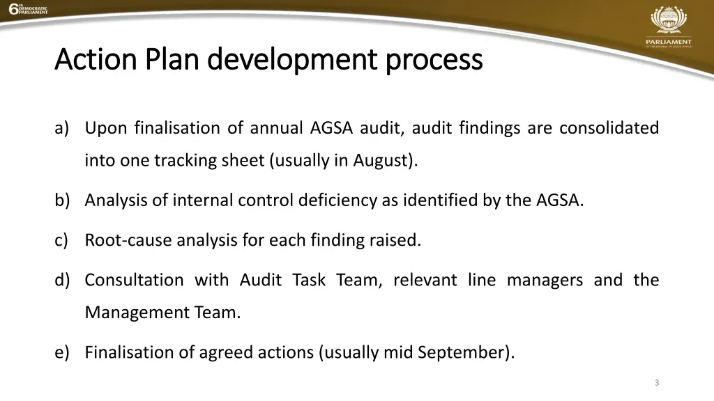 action plan development process action plan