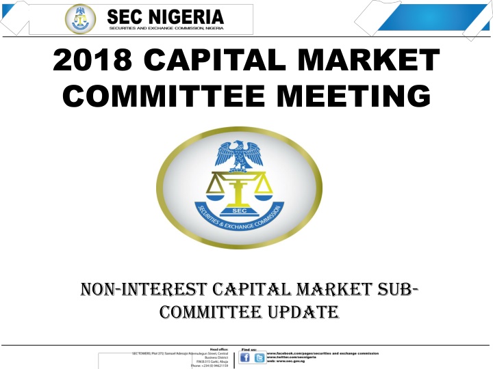 2018 capital market committee meeting