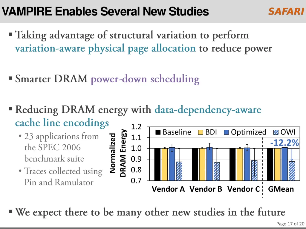 vampire enables several new studies