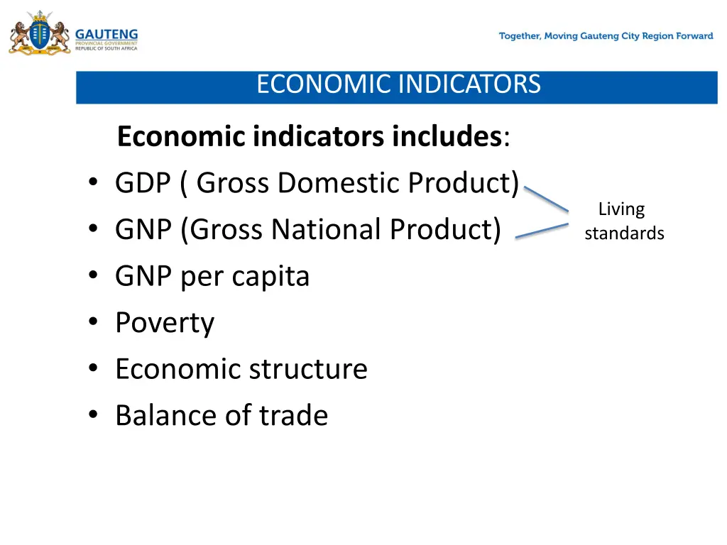 economic indicators