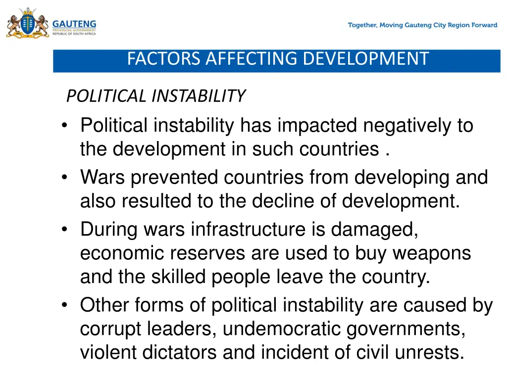 factors affecting development 10