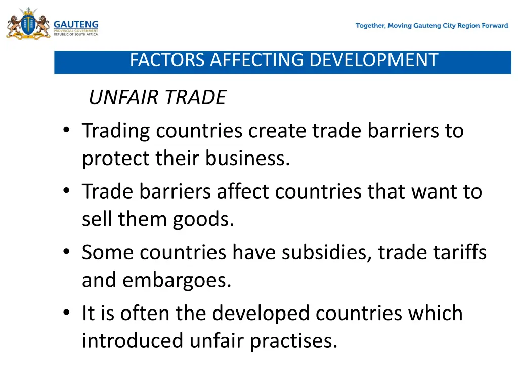 factors affecting development 4