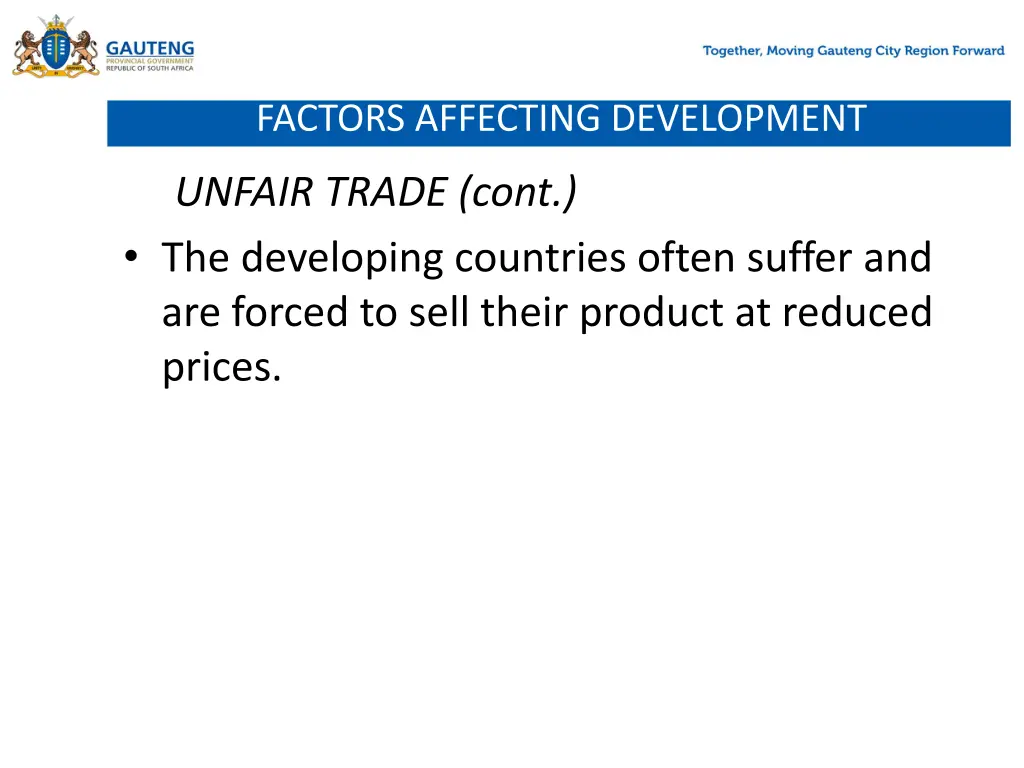 factors affecting development 5