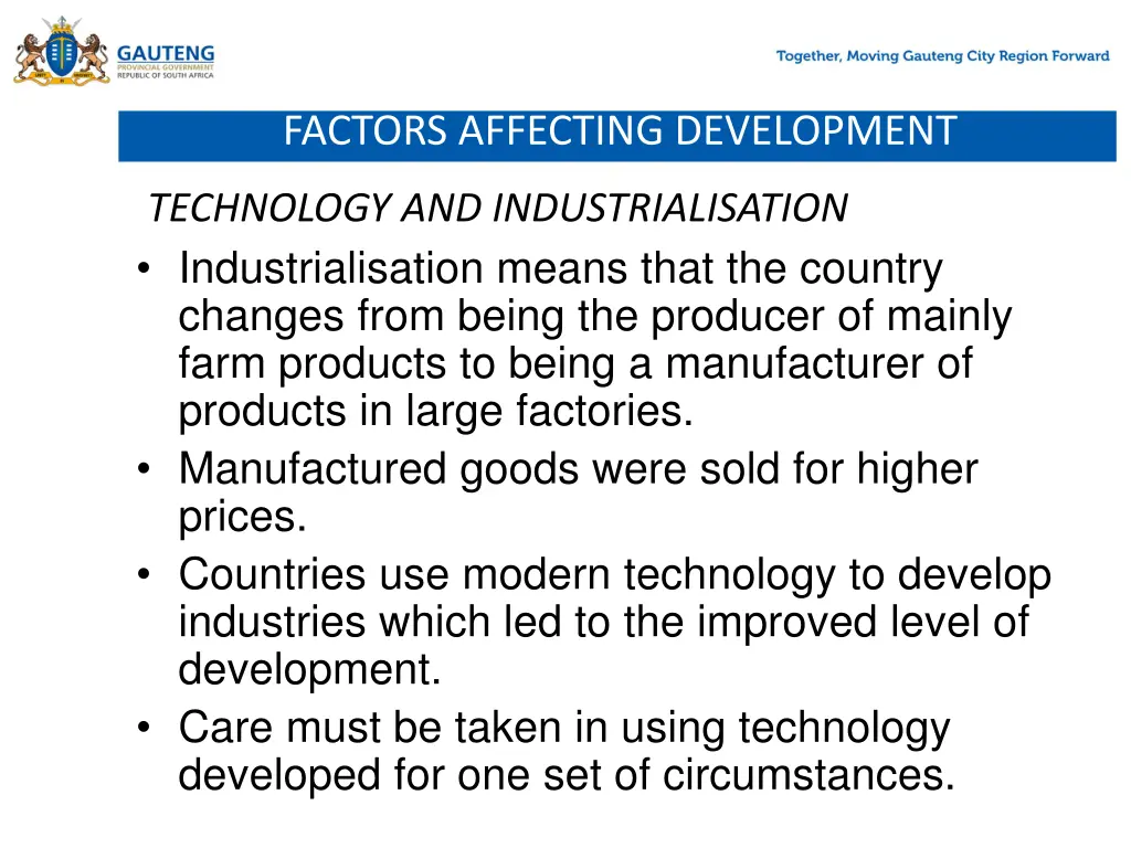 factors affecting development 6