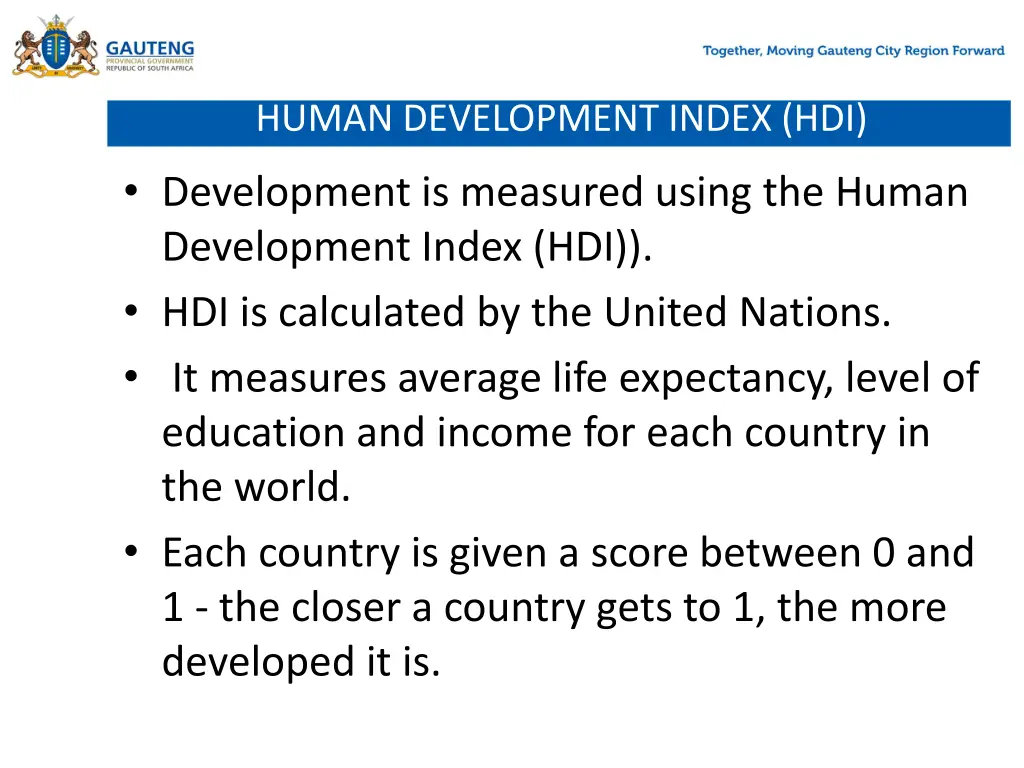 human development index hdi