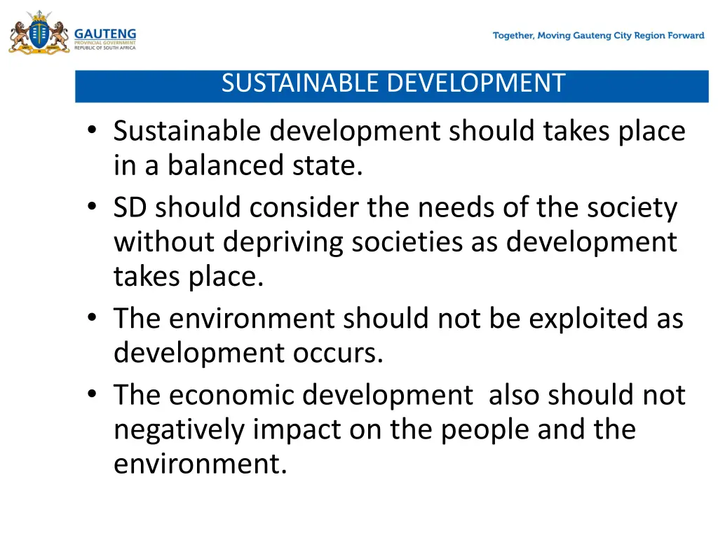 sustainable development sustainable development