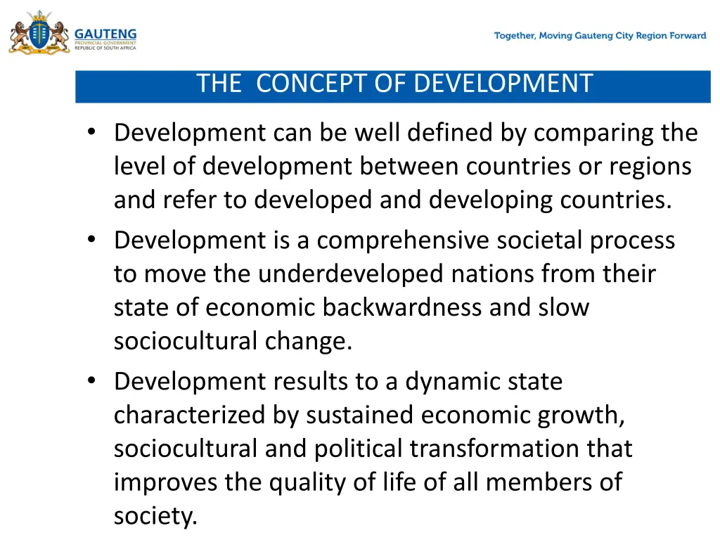 the concept of development 1