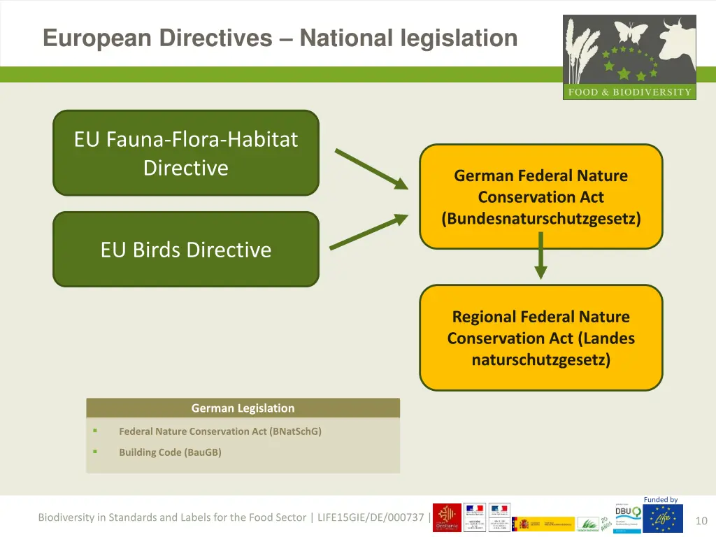 european directives national legislation