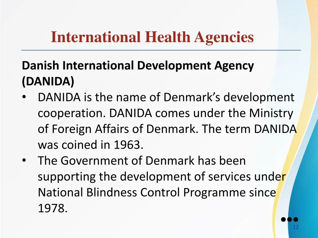 international health agencies 6