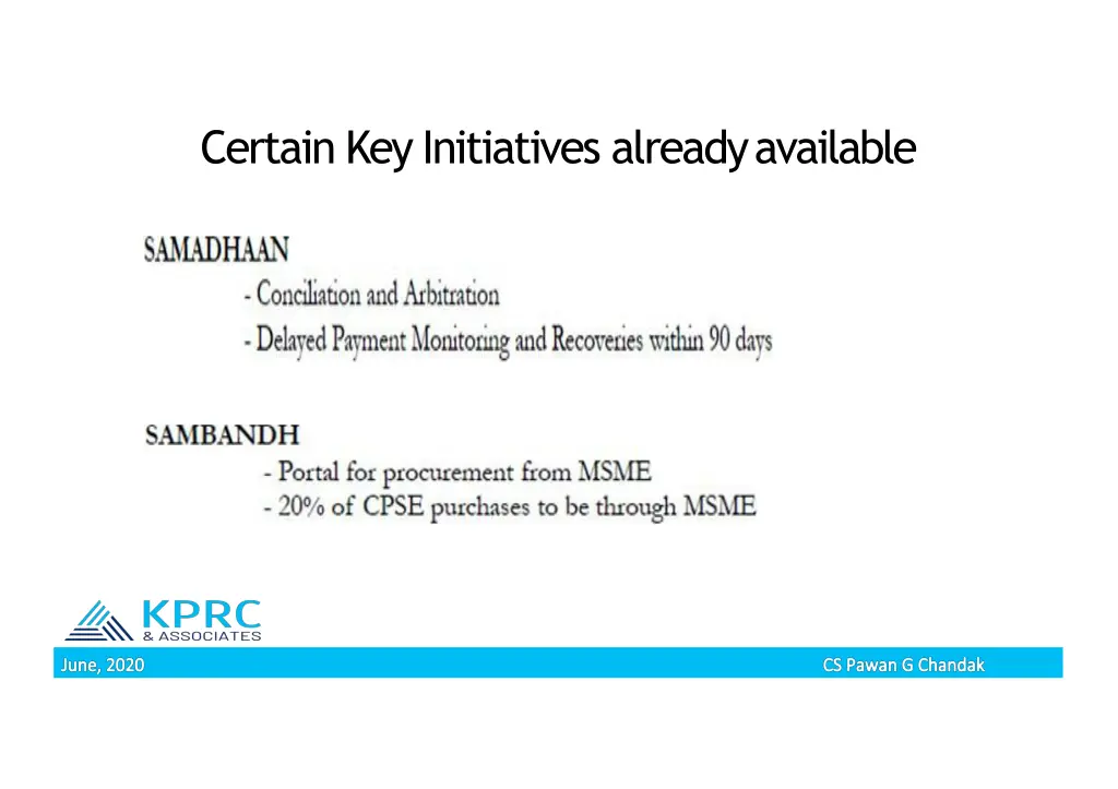 certain key initiatives alreadyavailable