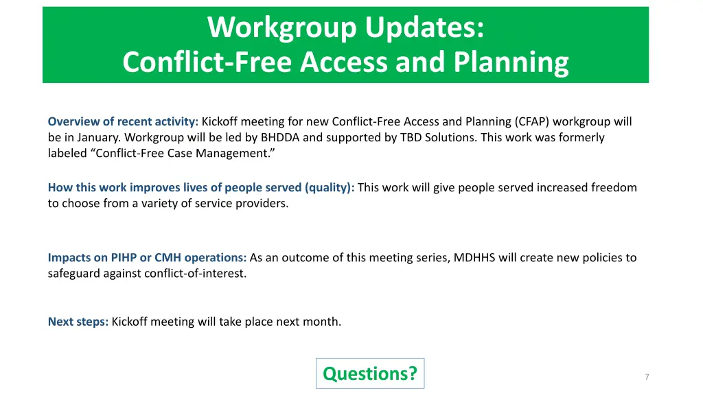 workgroup updates conflict free access