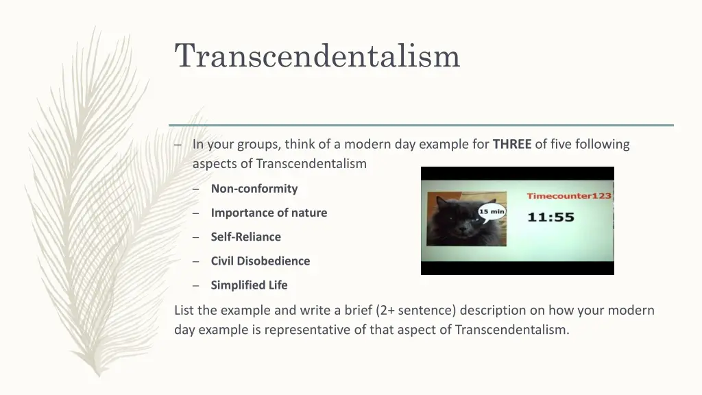 transcendentalism 1