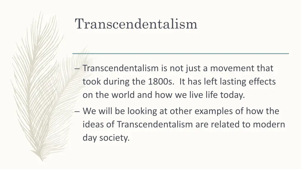 transcendentalism