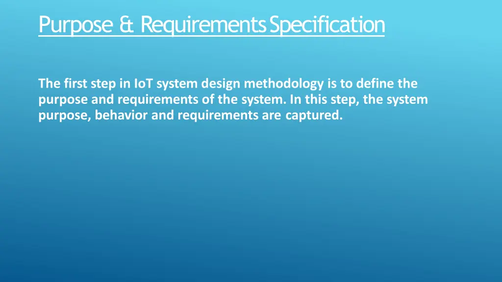 purpose requirementsspecification