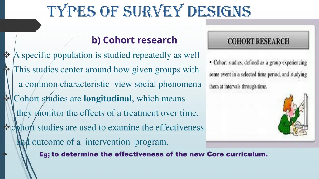 types of survey designs 2