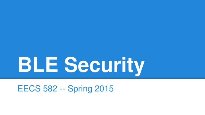 ble security