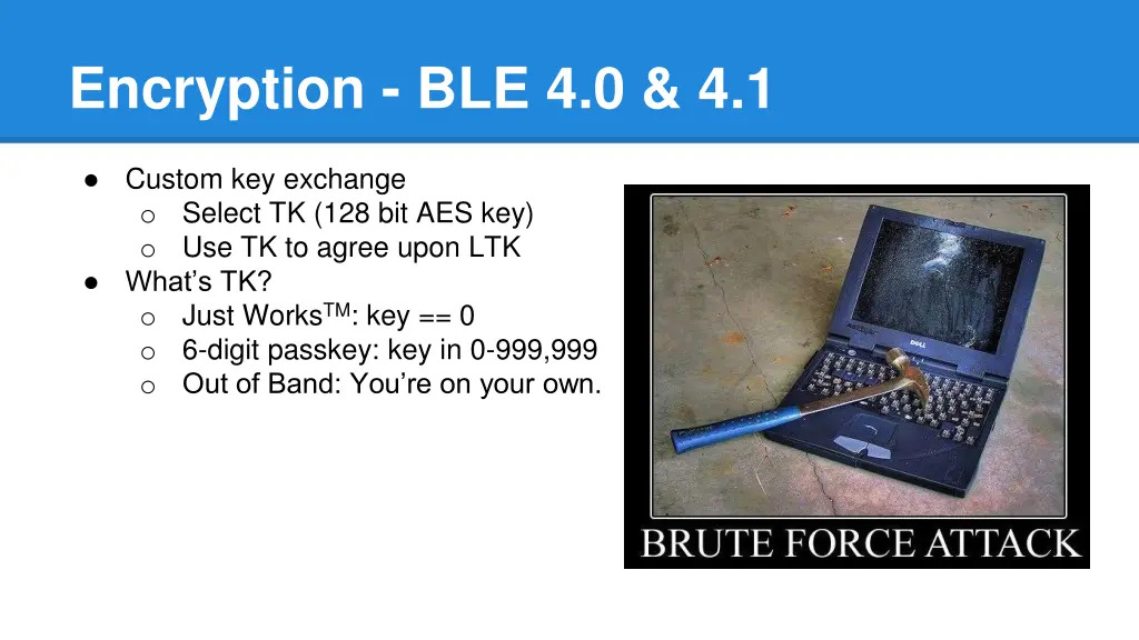 encryption ble 4 0 4 1